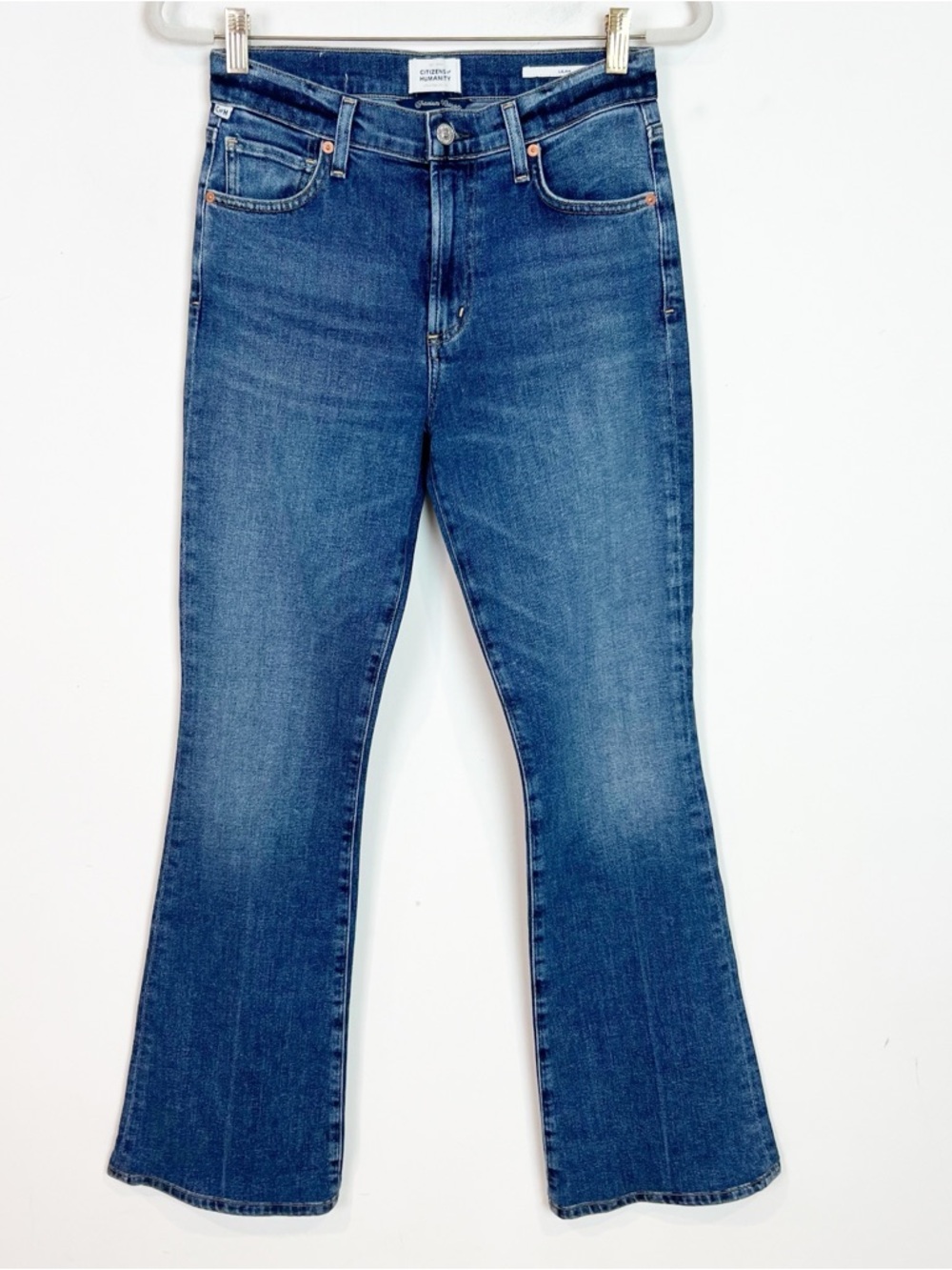 CITIZENS OF HUMANITY LILAH FLARE JEANS ZIP FLY WOMENS SZ 26 - Picture 3 of 11